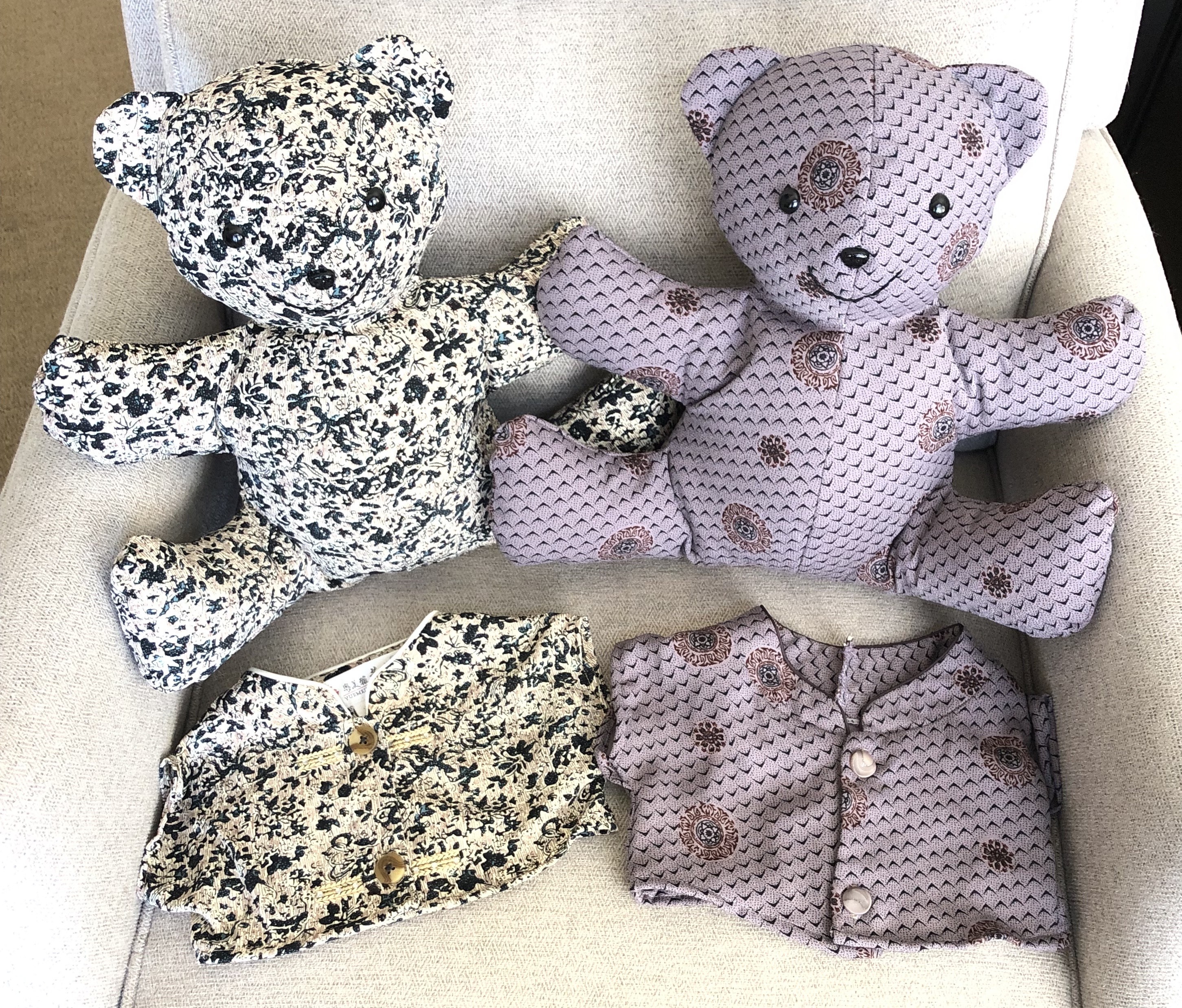 Memory Bears with Accessory Shirts